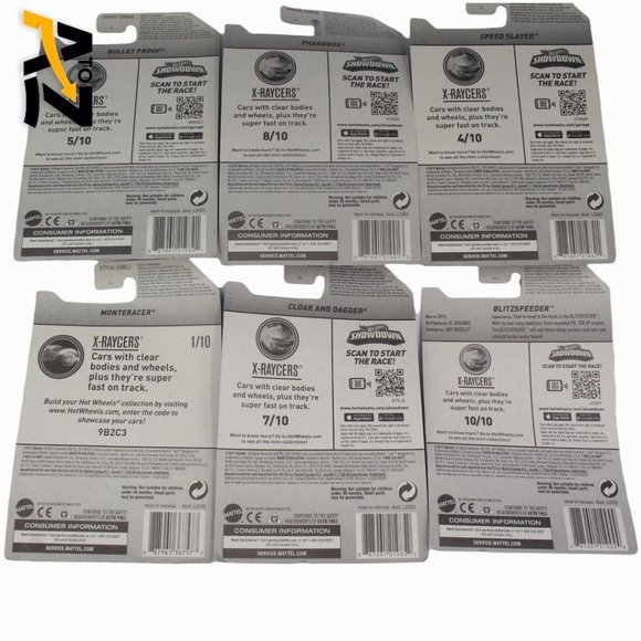 Lot Of 6 2015 Hot Wheels X-Raycers 1:64 New In Package - Picture 3 of 11